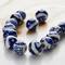 12 Pack: Sapphire Mix Ceramic Round Beads, 8mm by Bead Landing™